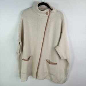 Lauren Conrad Women's Ivory Cold Weather Middleton Riding Cape OS - NWT